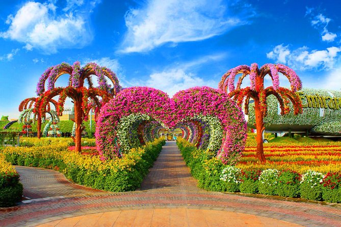 Dubai Miracle Garden Admission Ticket with Hotel Transfer